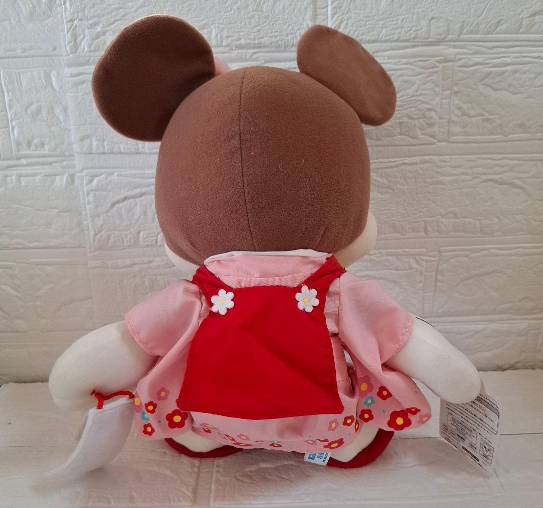 【タグ付き】ミニー ぬいぐるみ 和服 七五三 千歳飴