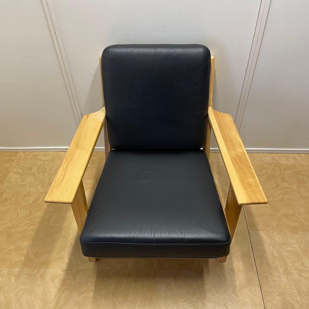 ウェグナー GE290② リプロダクト 革 レザー ソファ チェア 椅子 1人掛