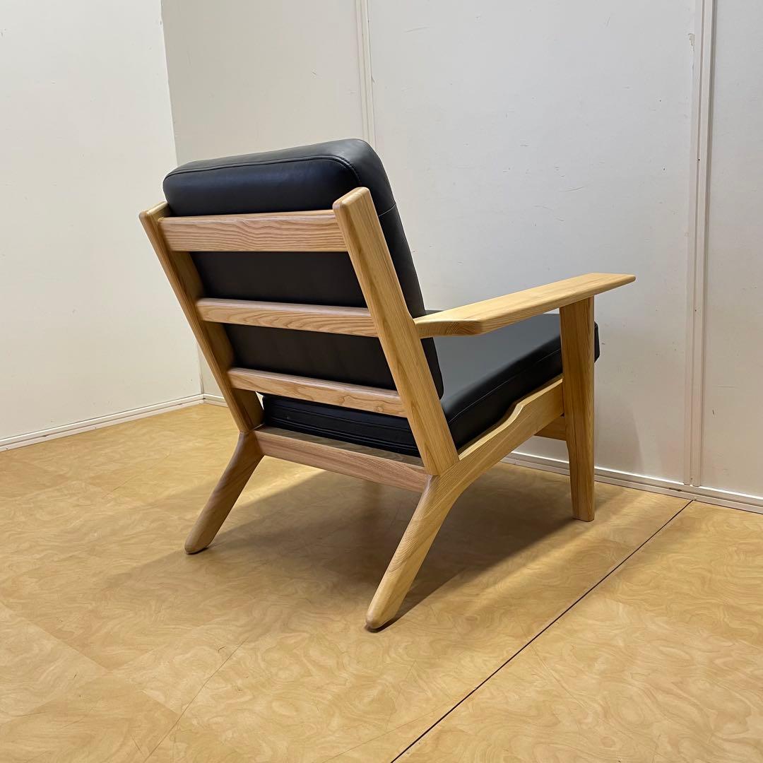 ウェグナー GE290② リプロダクト 革 レザー ソファ チェア 椅子 1人掛