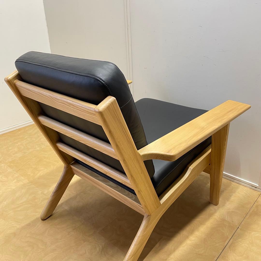ウェグナー GE290② リプロダクト 革 レザー ソファ チェア 椅子 1人掛