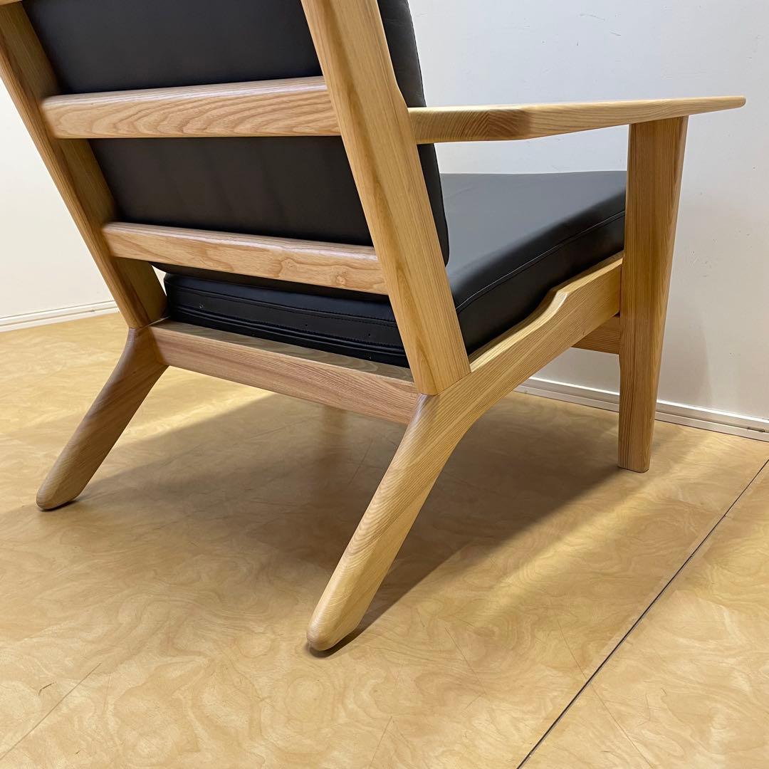 ウェグナー GE290② リプロダクト 革 レザー ソファ チェア 椅子 1人掛