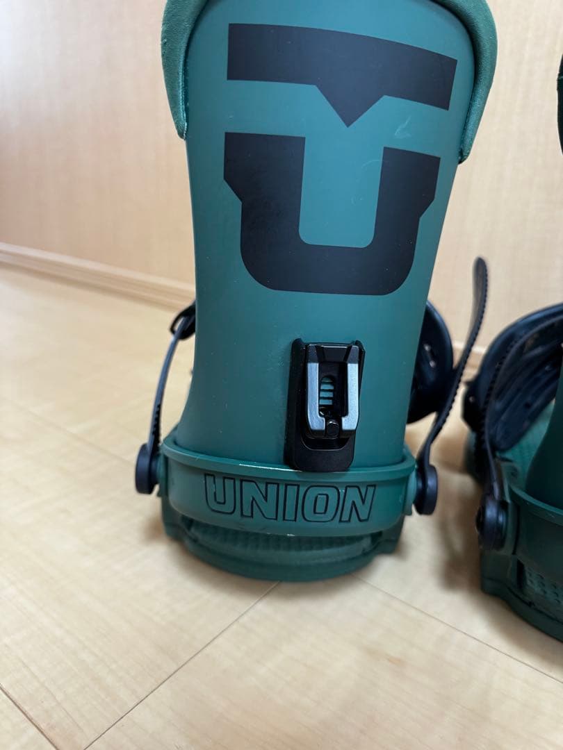 UNION スノーボード ビンディング グリーン