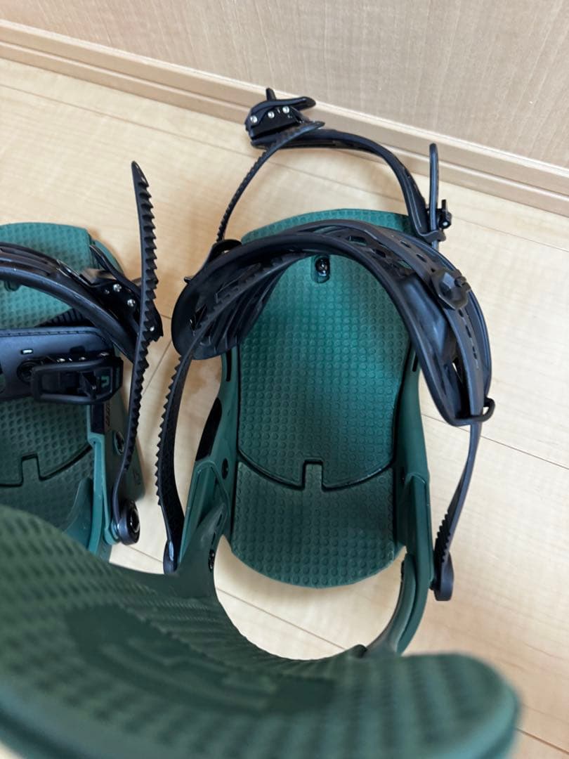 UNION スノーボード ビンディング グリーン