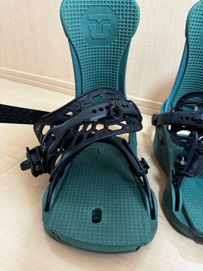 UNION スノーボード ビンディング グリーン