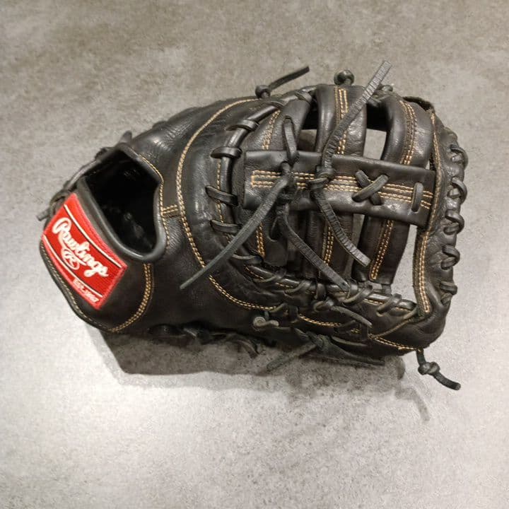 ★*様 Rawlings 黒 軟式グローブ　ファーストミット