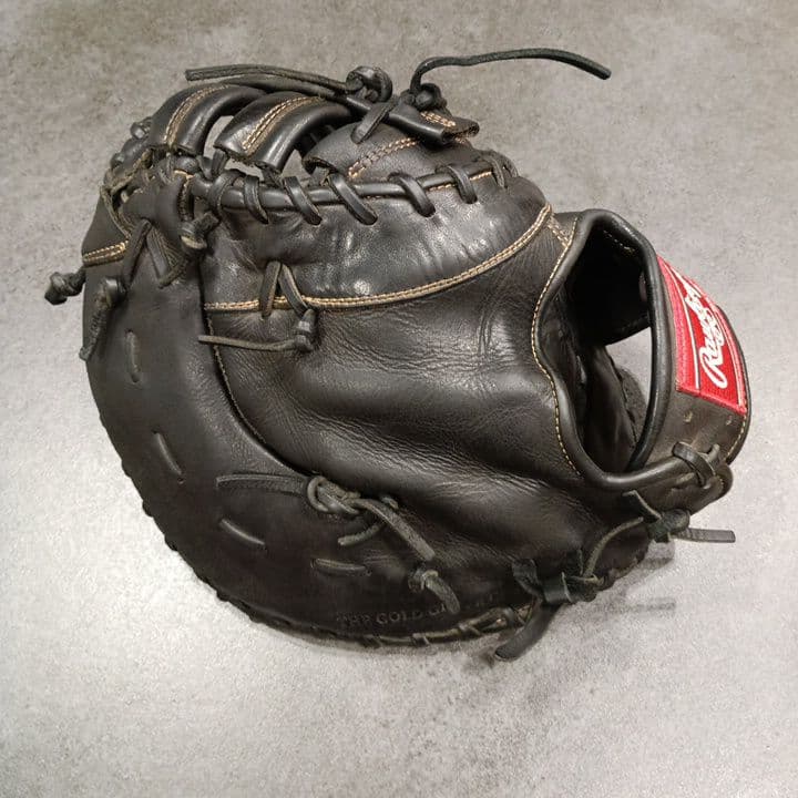 ★*様 Rawlings 黒 軟式グローブ　ファーストミット