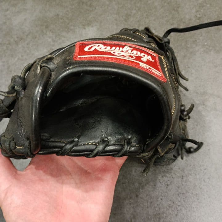 ★*様 Rawlings 黒 軟式グローブ　ファーストミット