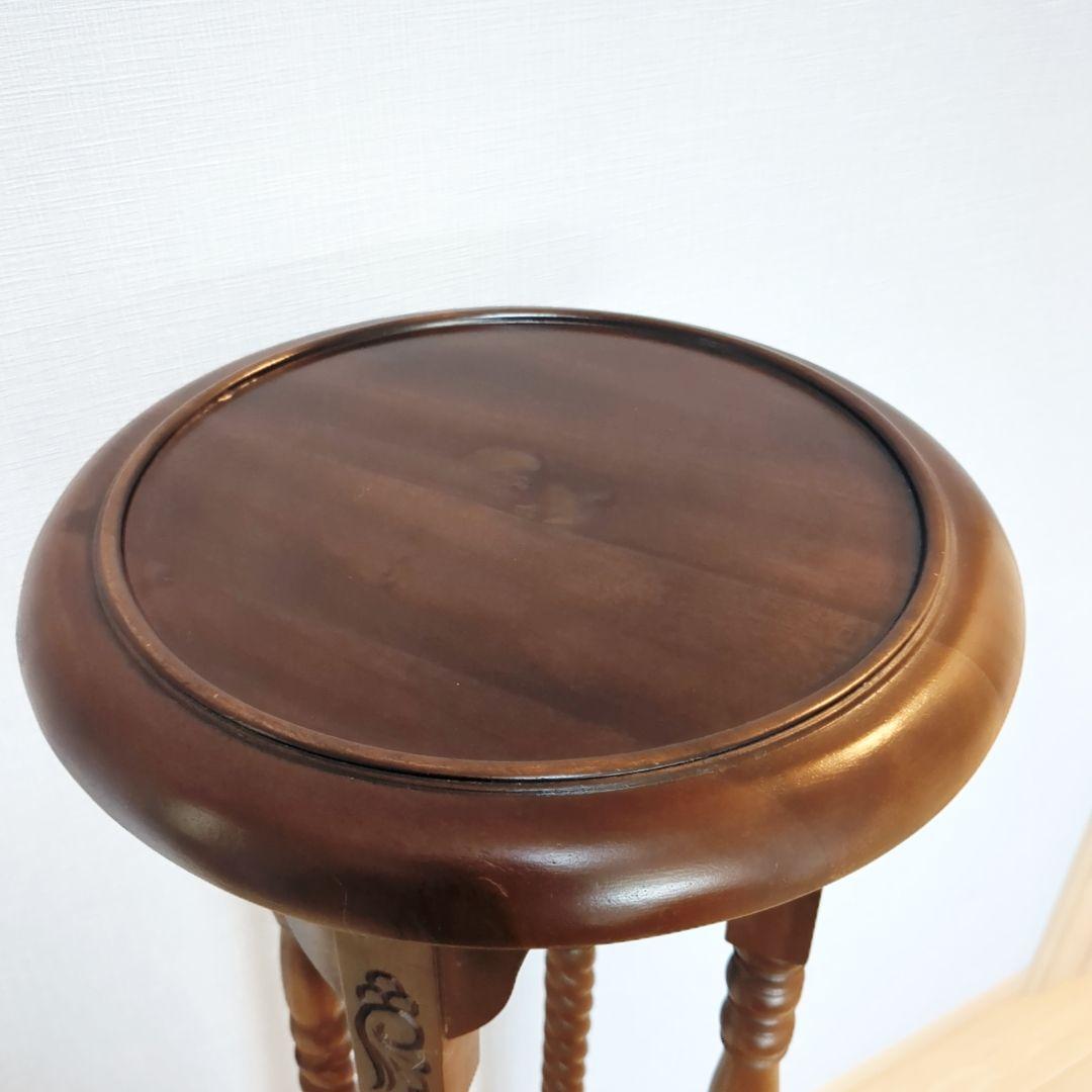 英国　イギリス　ツイストレッグ　フラワースタンド　花台　アンティーク　H