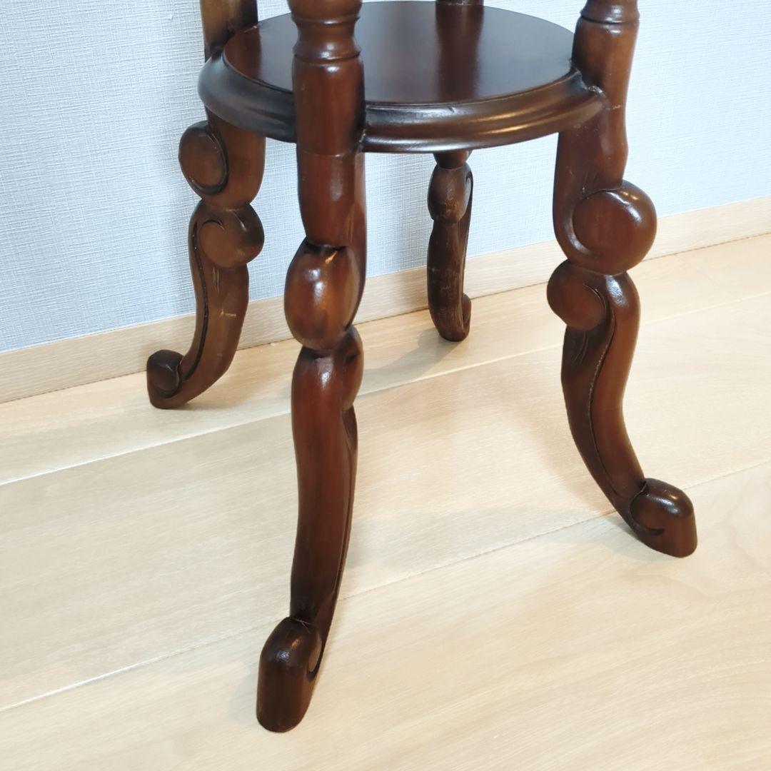 英国　イギリス　ツイストレッグ　フラワースタンド　花台　アンティーク　H