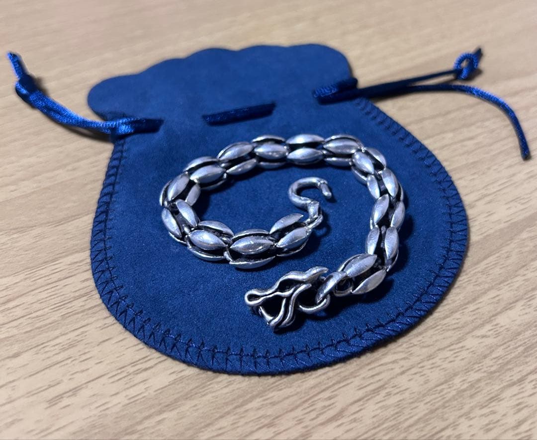 ビンテージ シルバー925 ブレスレット 約20cm