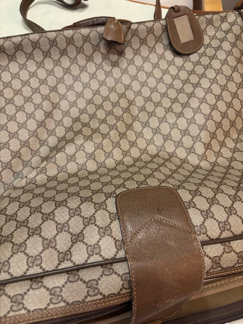 レア！ GUCCI オールドグッチ ガーメントケース スーツカバー GG柄