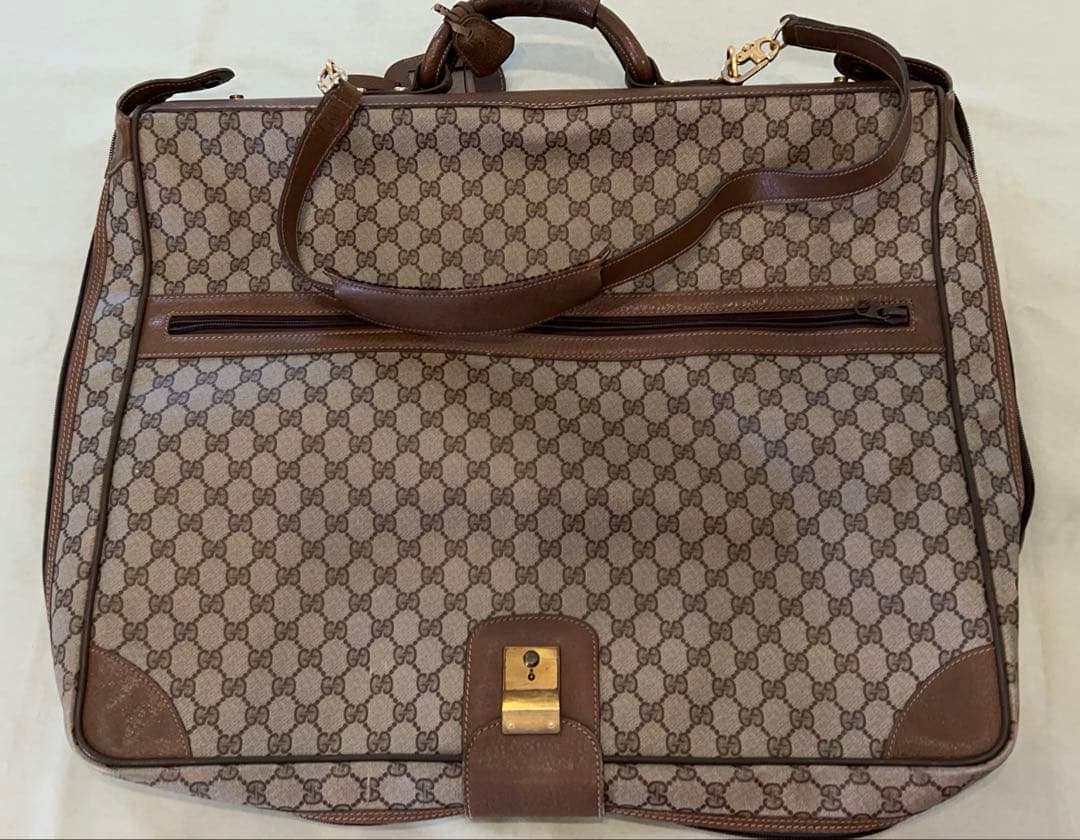 レア！ GUCCI オールドグッチ ガーメントケース スーツカバー GG柄