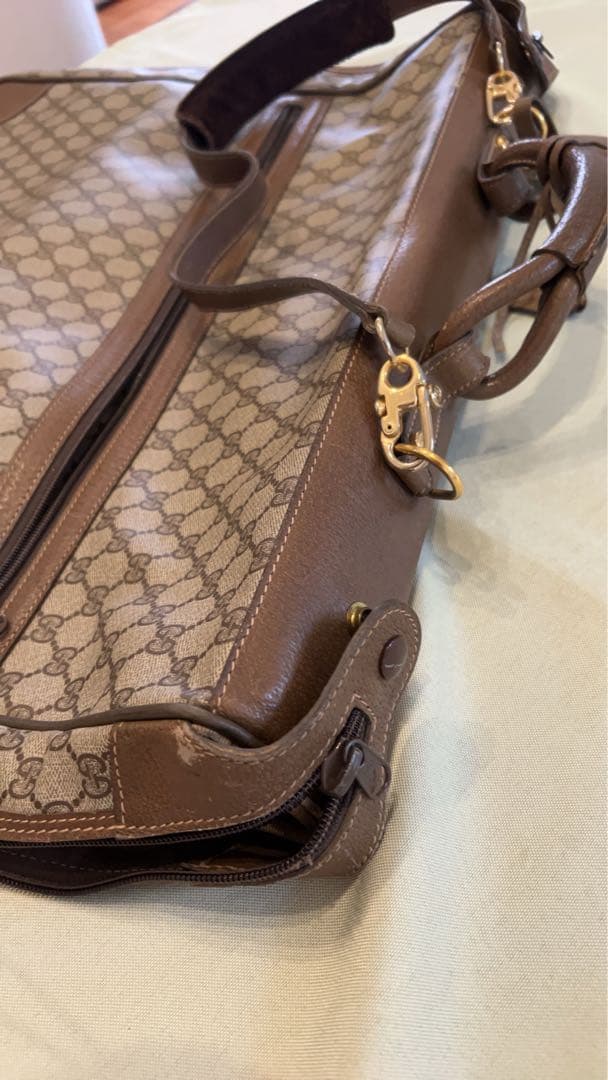 レア！ GUCCI オールドグッチ ガーメントケース スーツカバー GG柄