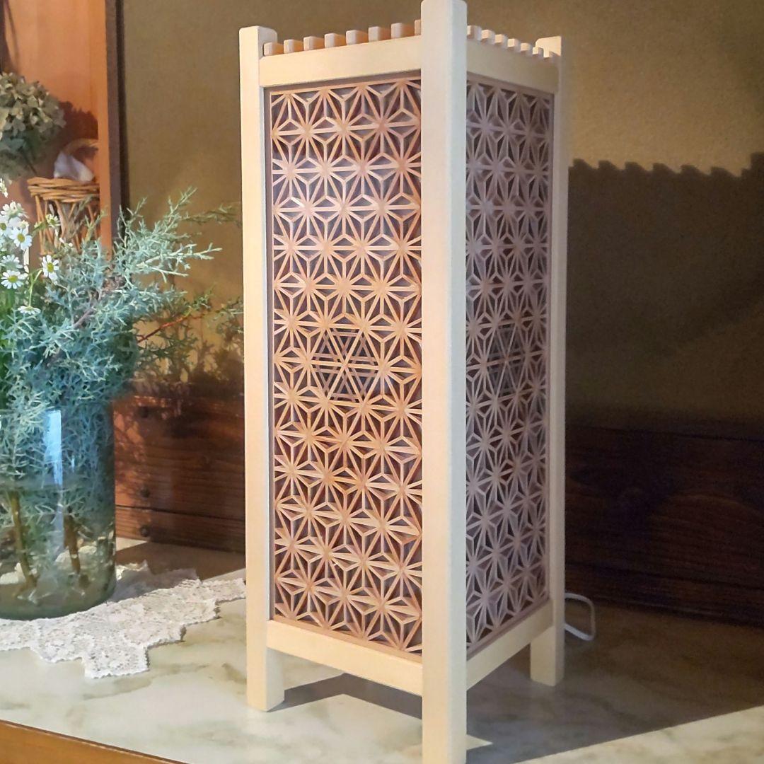 組子細工 組子 行灯(大) 間接照明 伝統工芸品 職人技