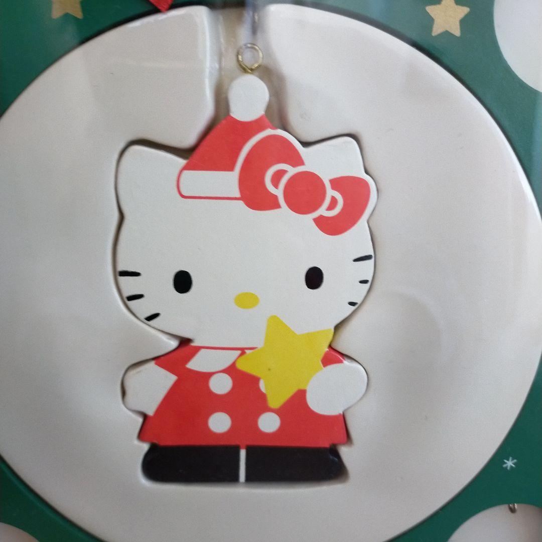 未使用 キティ ウッド クリスマス リース 専用箱付き