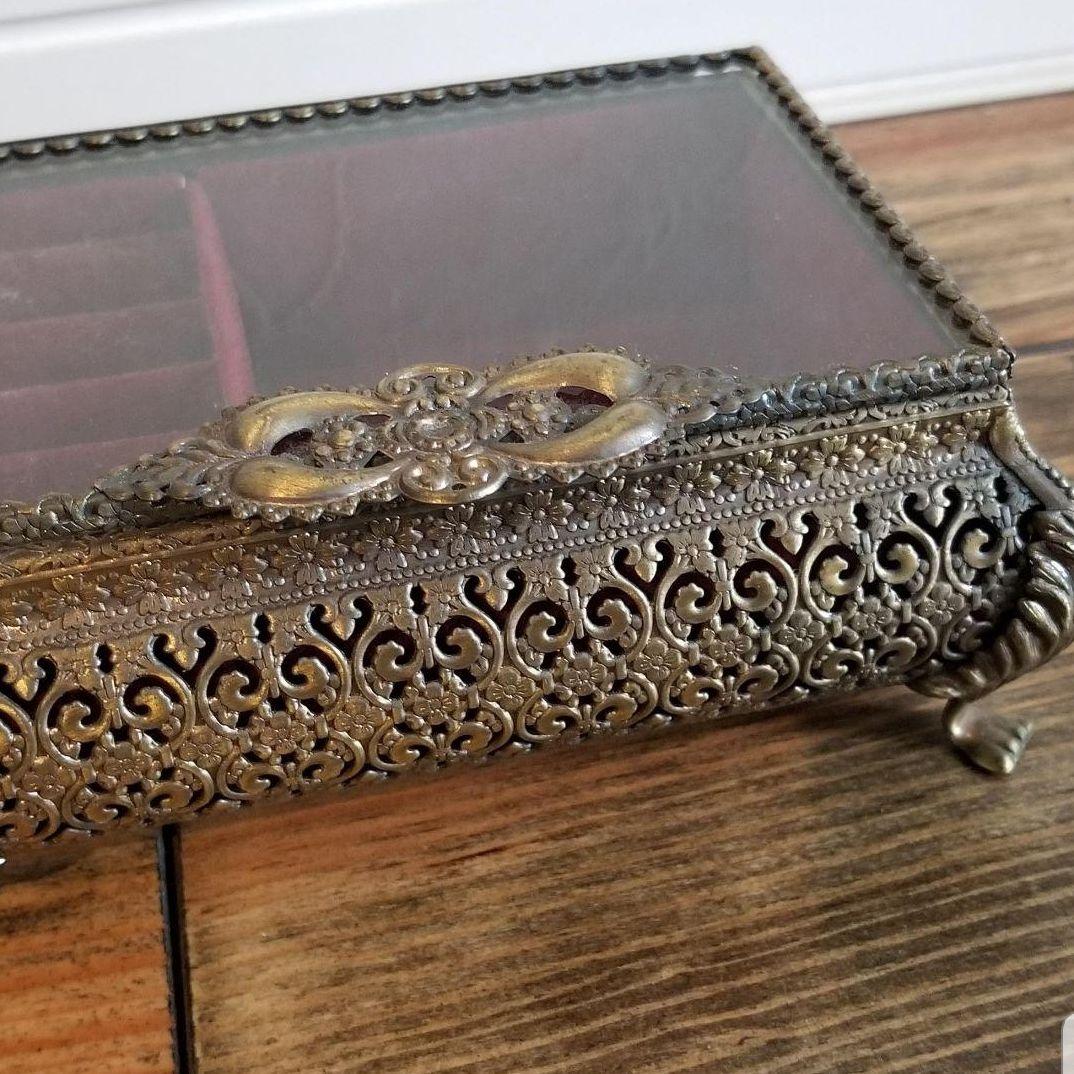 値下げ★アンティーク調★ ジュエリー アクセサリー ボックス ケース