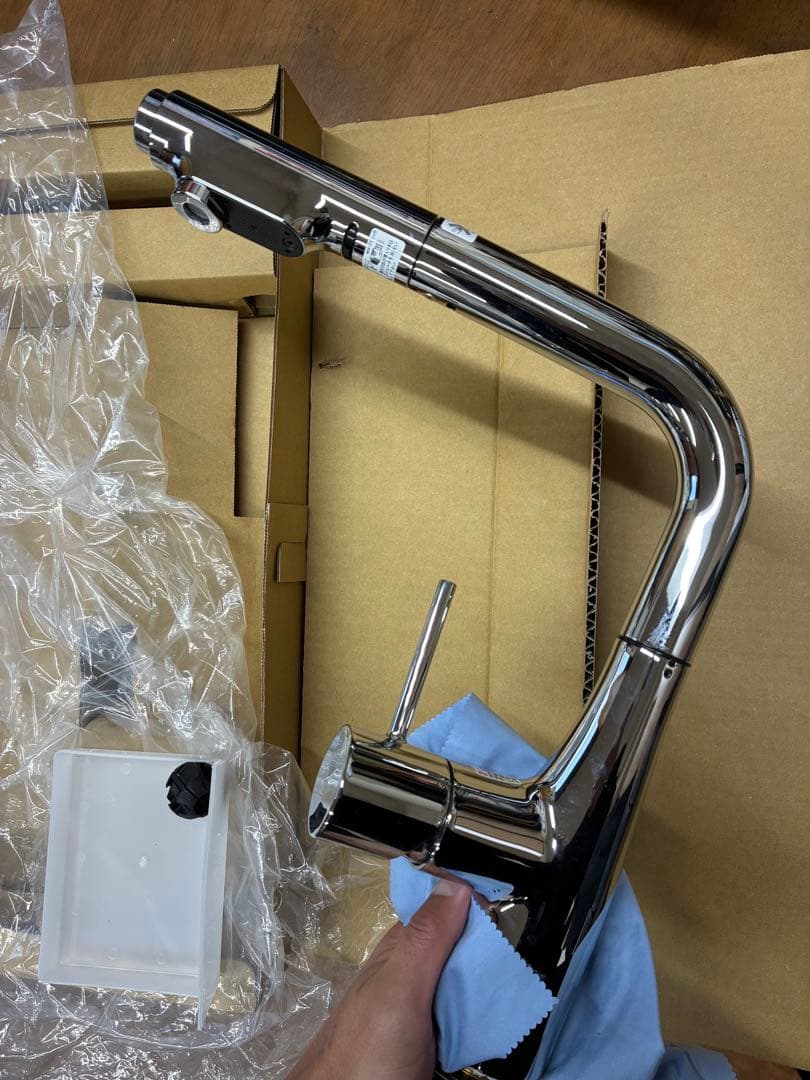 クリナップ スタイリッシュ水栓 Efine クロムメッキ　新品　ステディア