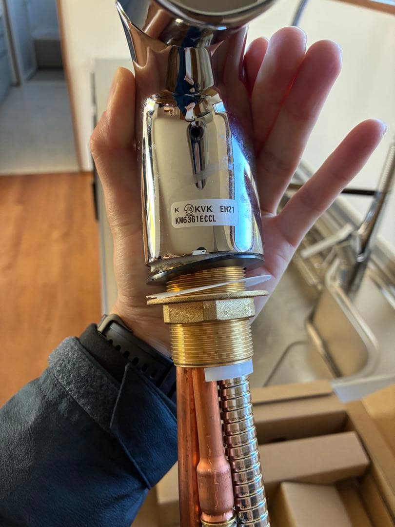 クリナップ スタイリッシュ水栓 Efine クロムメッキ　新品　ステディア