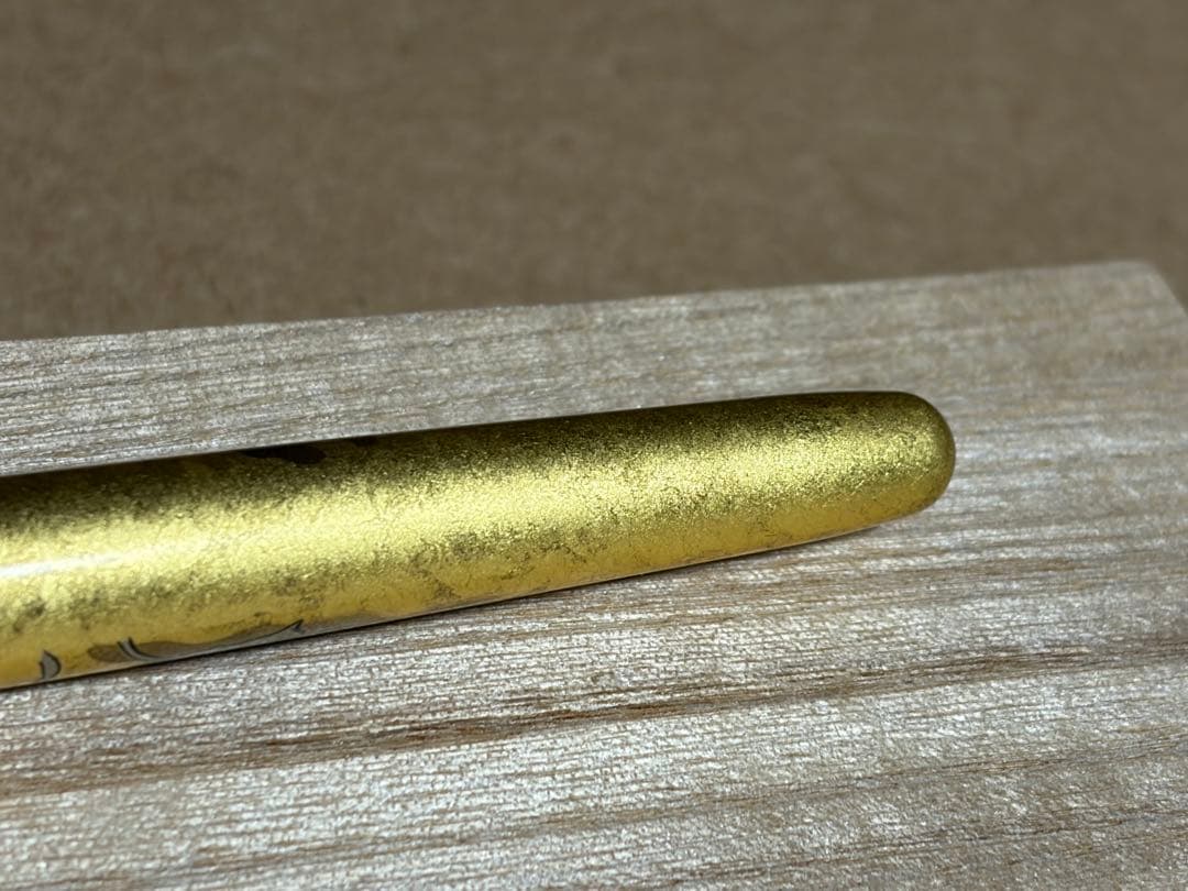 PLATINUM 万年筆 14K ペン先 B 風神雷神 金沢箔 万年筆