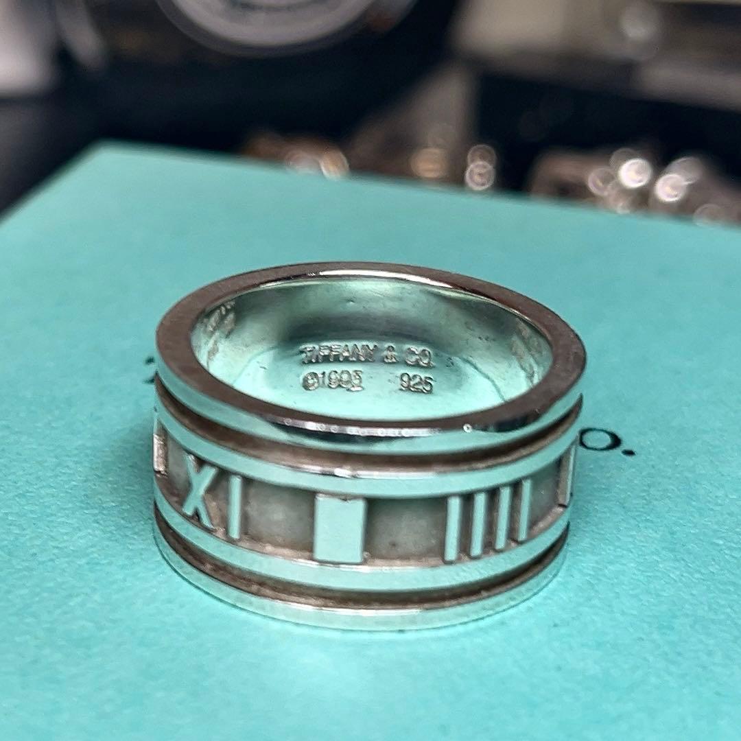 【20号】アトラス ワイド リング Tiffany vintage old