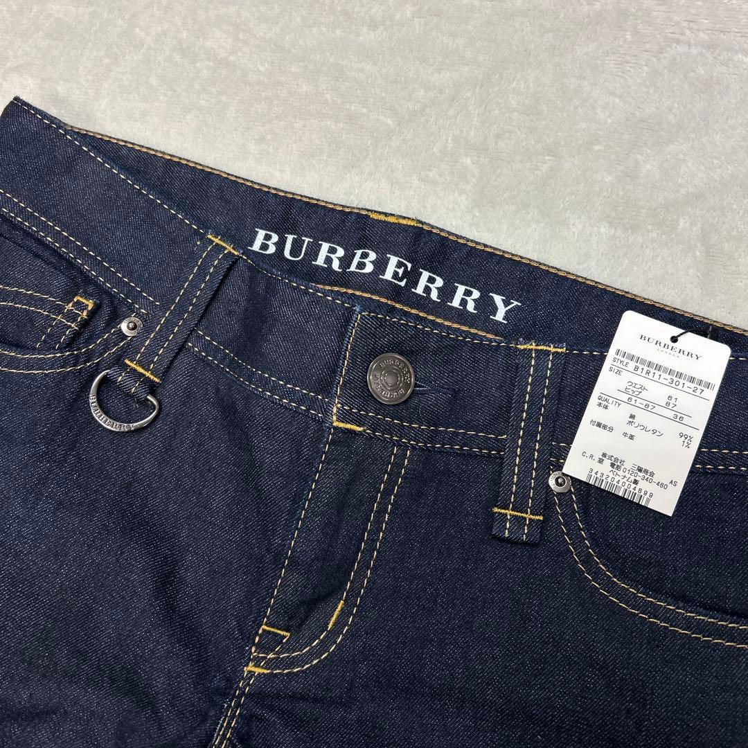 新品未使用 BURBERRY LONDON スキニーデニム 36