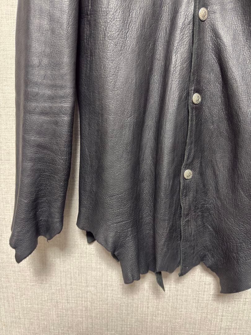 バックボーン 初期 ディアスキンレザーシャツ