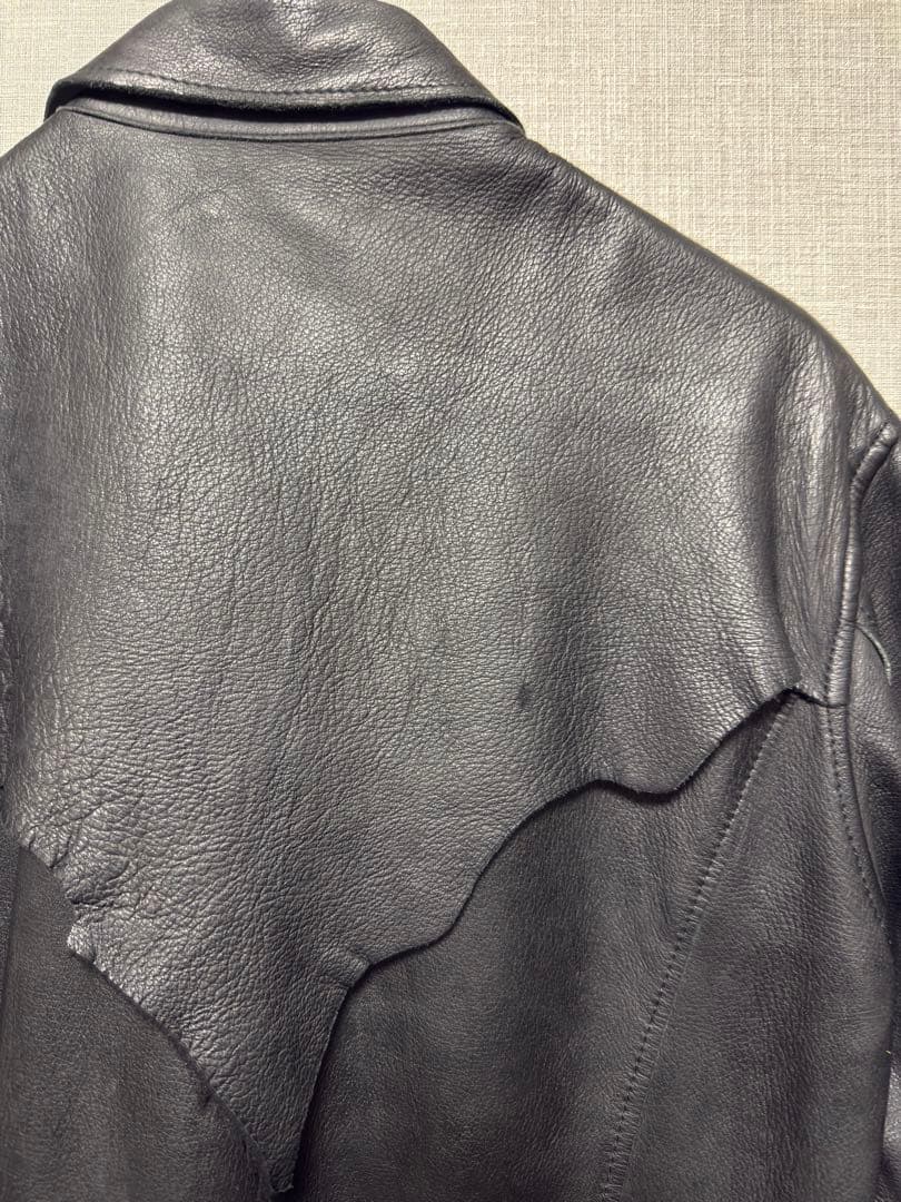 バックボーン 初期 ディアスキンレザーシャツ