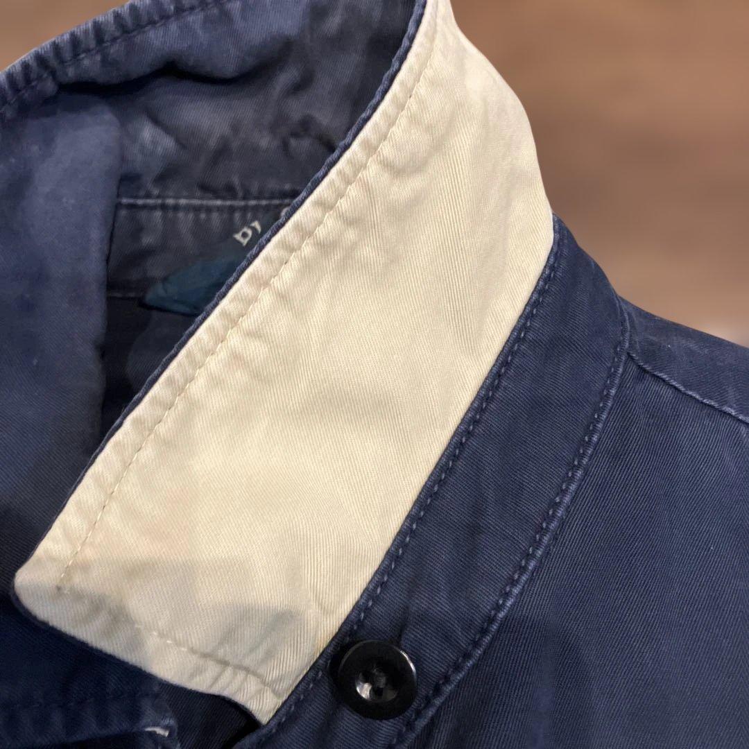 ポロ ラルフローレン ネイビー　スイングトップ　ペンキ有