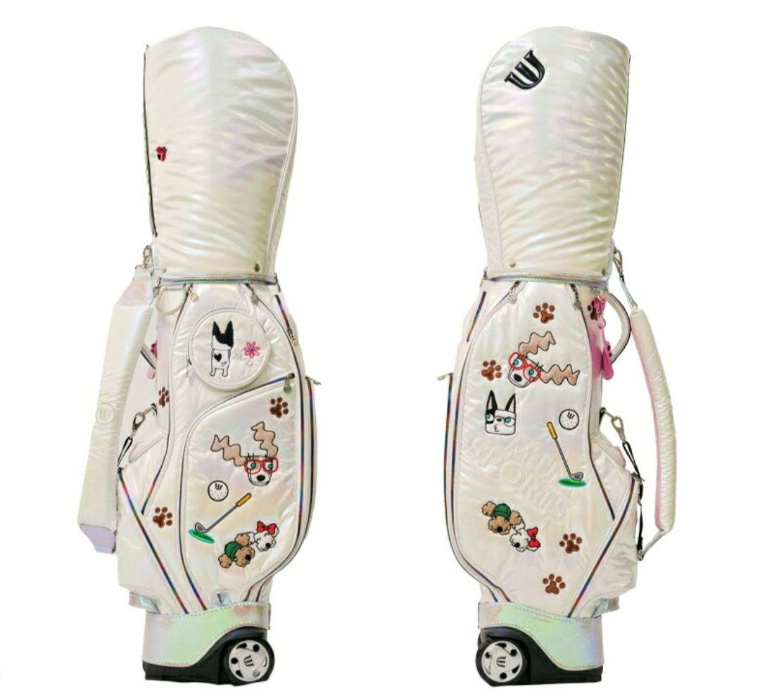 新品 未使用品 MUスポーツ キャディバッグ ローリングソール オーロラ