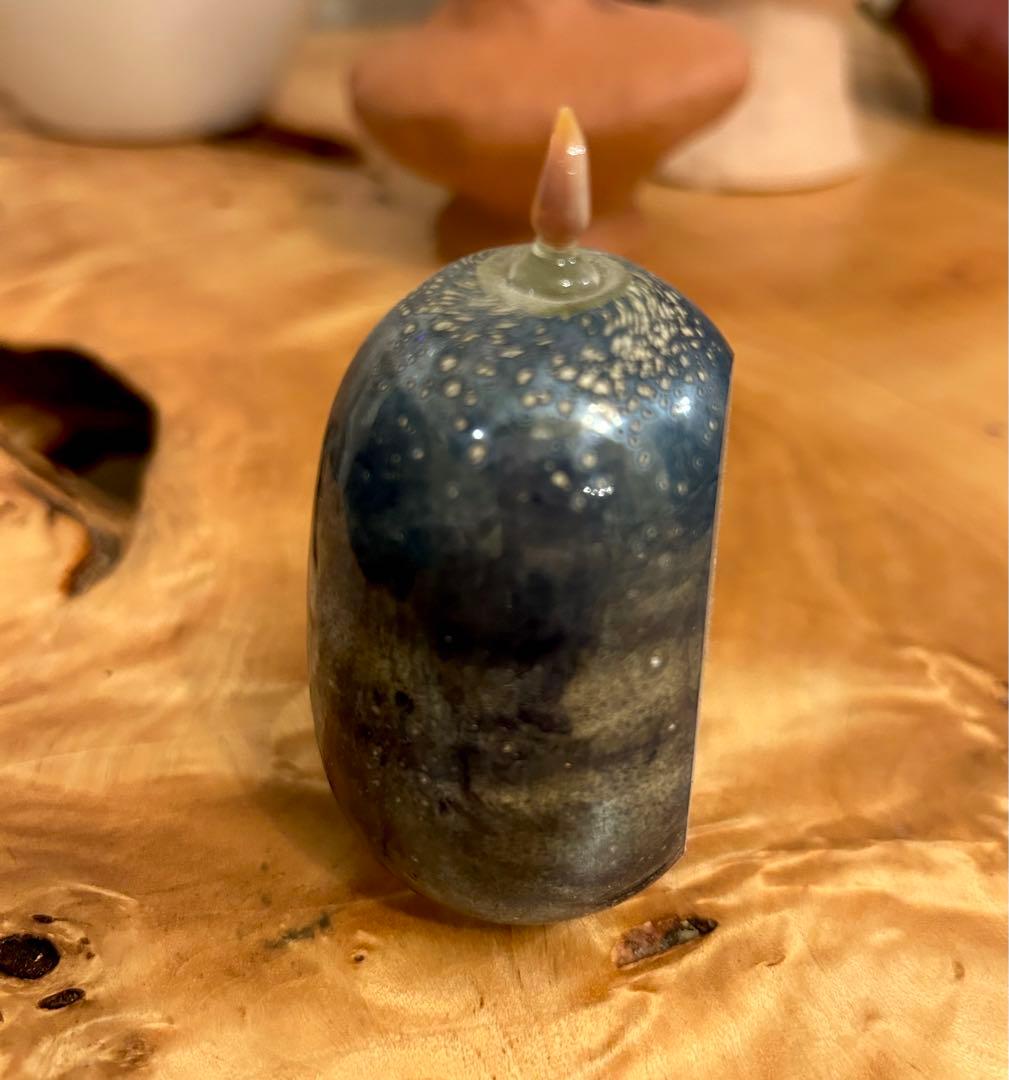 glass atelier えむに emuni 月夜の香水瓶　ガラス作家