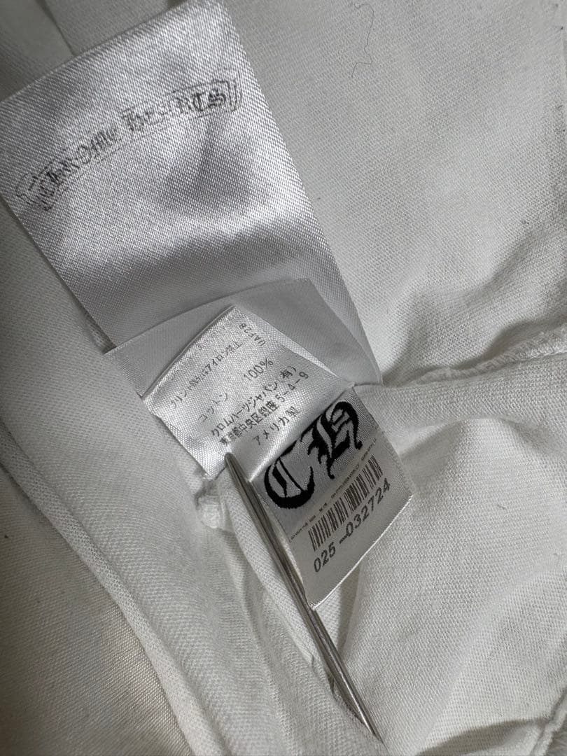 Chrome Hearts 長袖カットソー セミタリークロス ホワイト