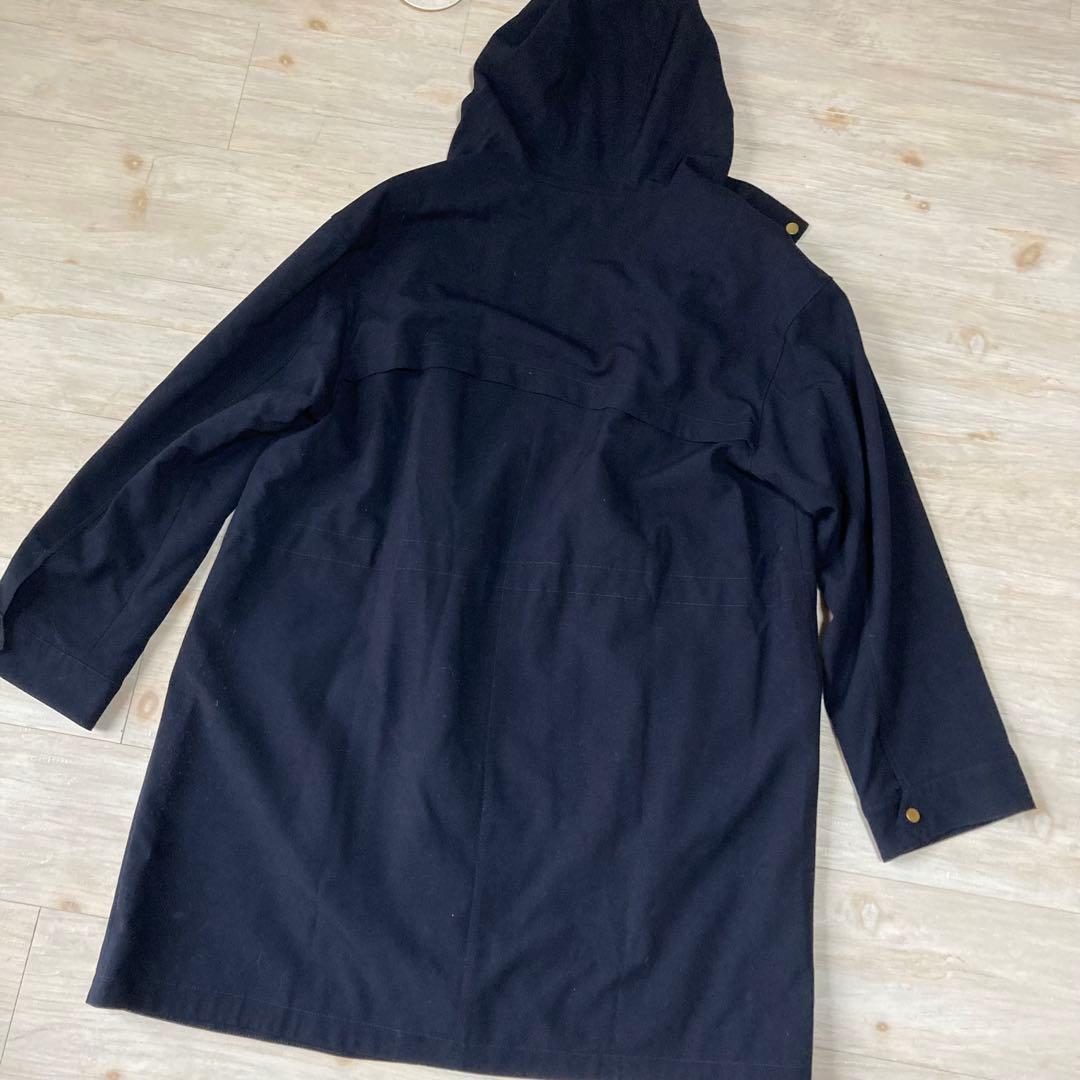 美品 自由区 ナイロンコート ダウンコート Aライン 2way 大きいサイズ