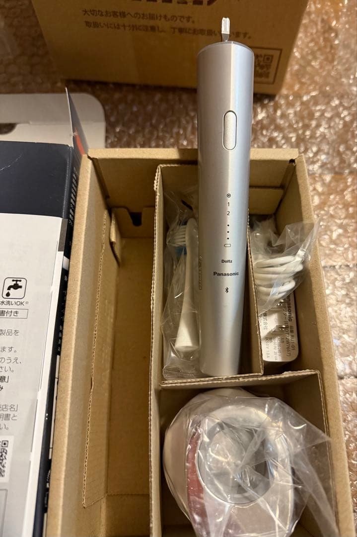 電動歯ブラシ Doltz（ドルツ） シルバー EW-DT72-S おまけ付き