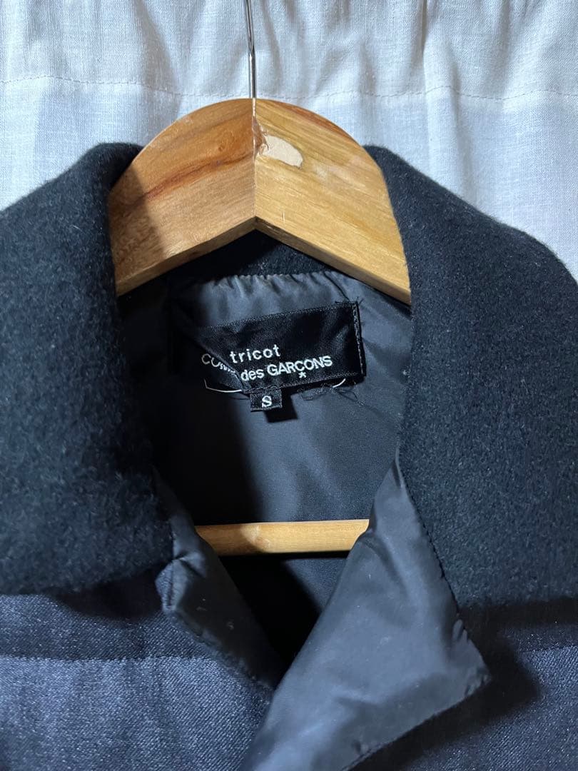 トリココムデギャルソン ダウンベスト グレー