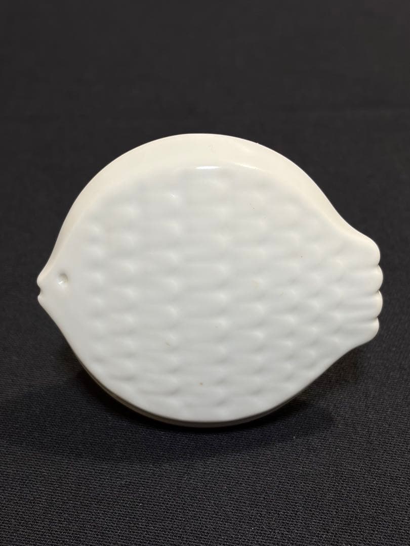 白山陶器　コートハンガー　ホワイト　森正洋デザイン　アンティーク　魚小　#8