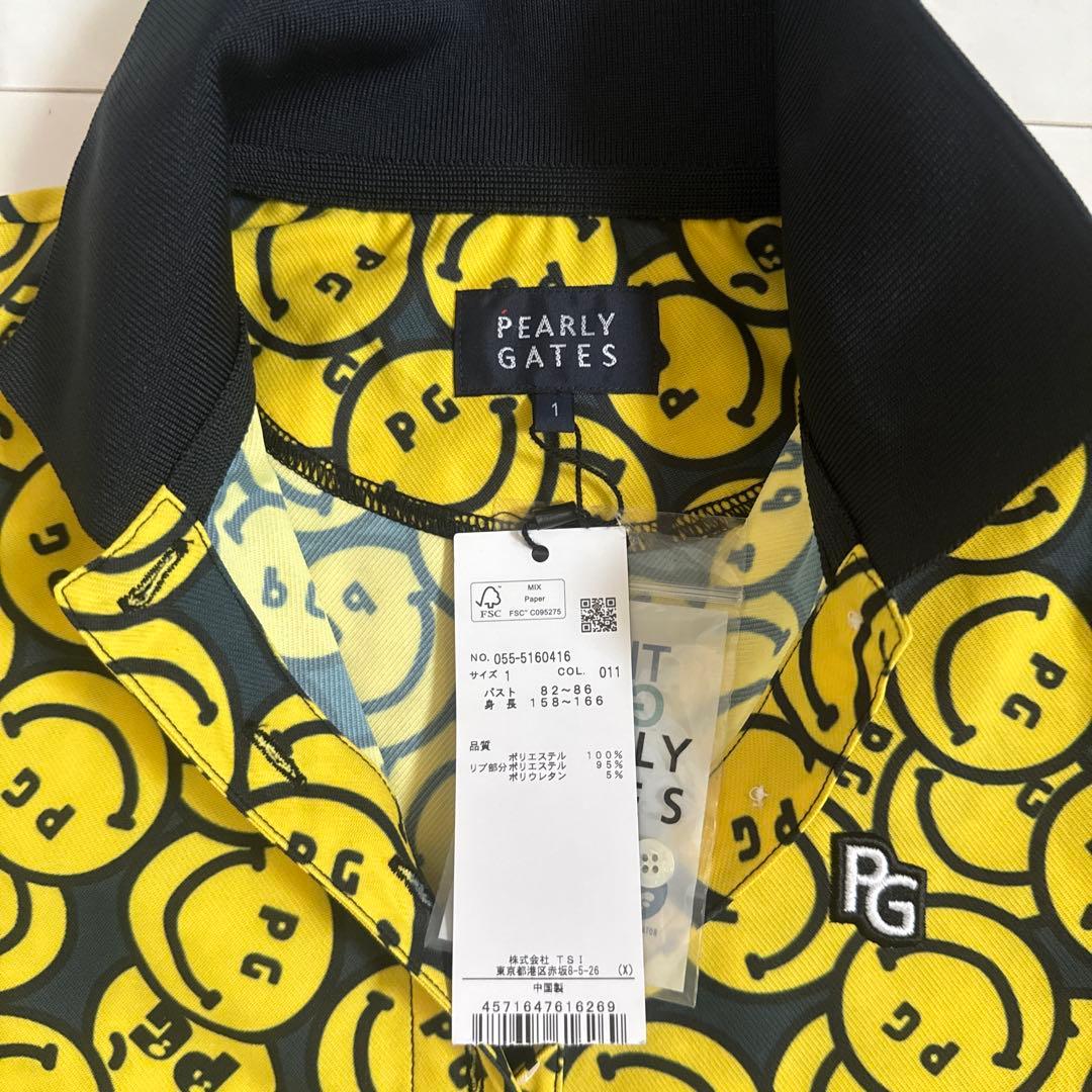 PEARLY GATES スマイリーポロシャツ