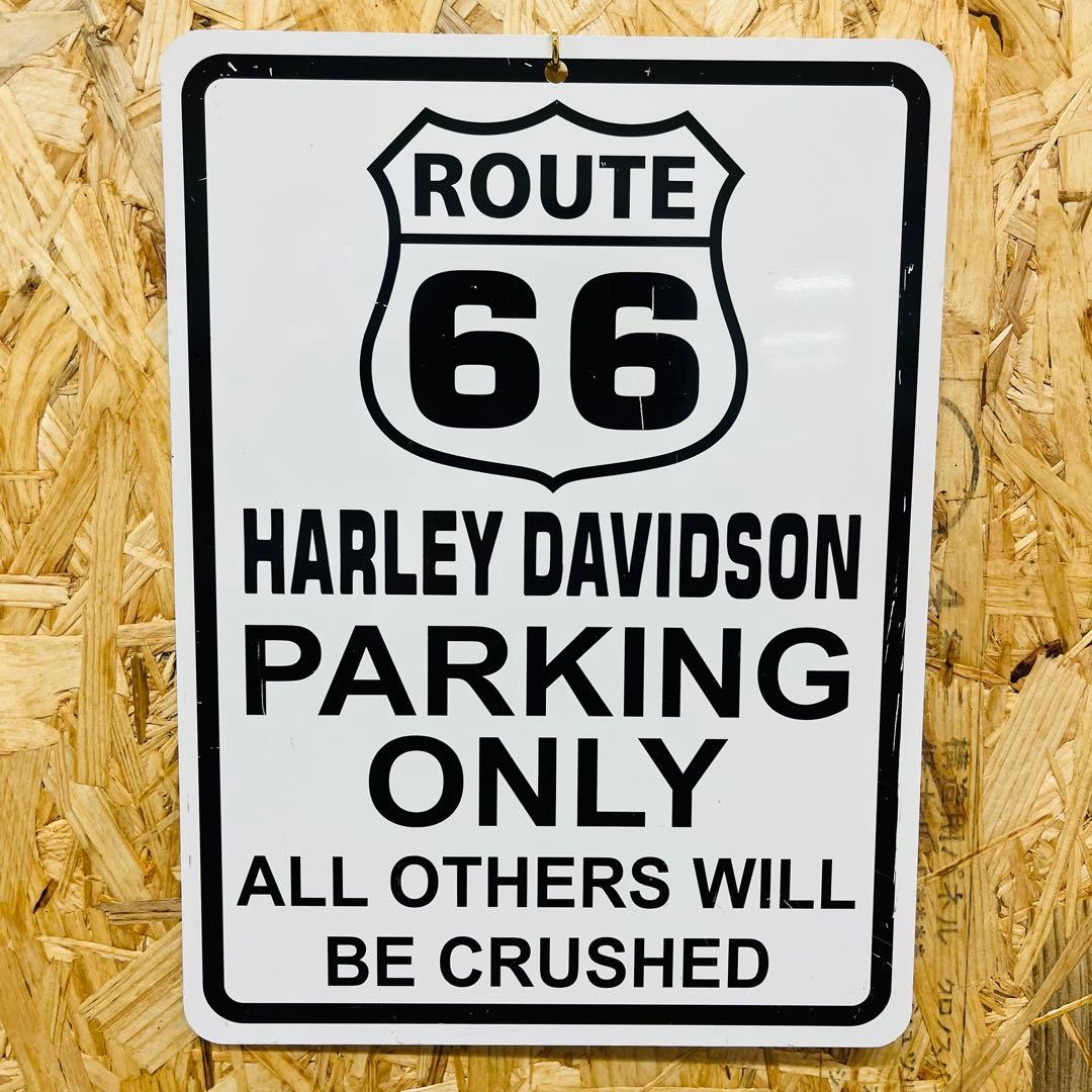 US仕入れ ROUTE66 × HARLEY DAVIDSON 看板