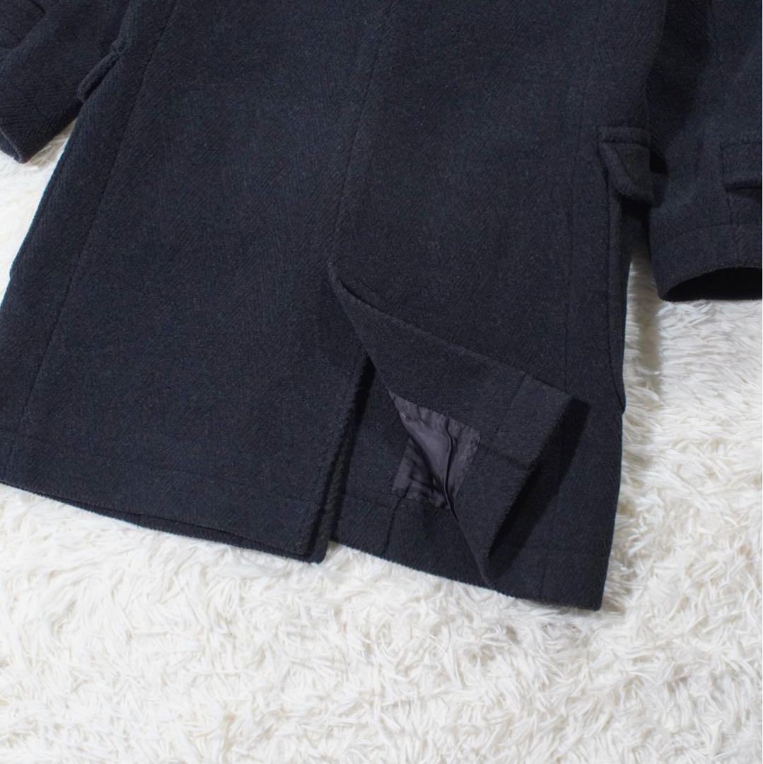 ITALY生地《23区》ヘリテージライン ダッフルコート(32)ヘリンボーン