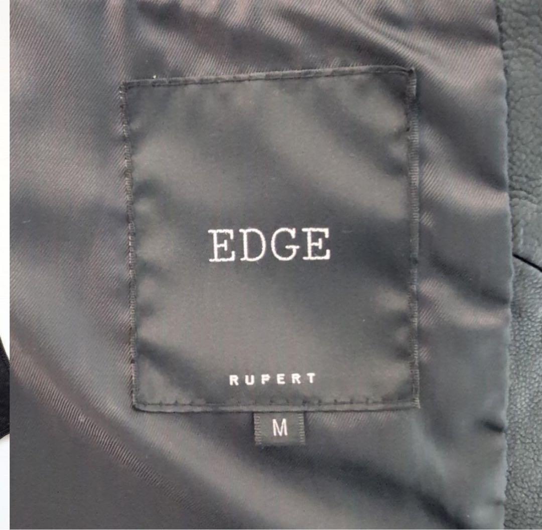 レザージャケット　ブラック　opium コーティング　エディボーイ　Iライン