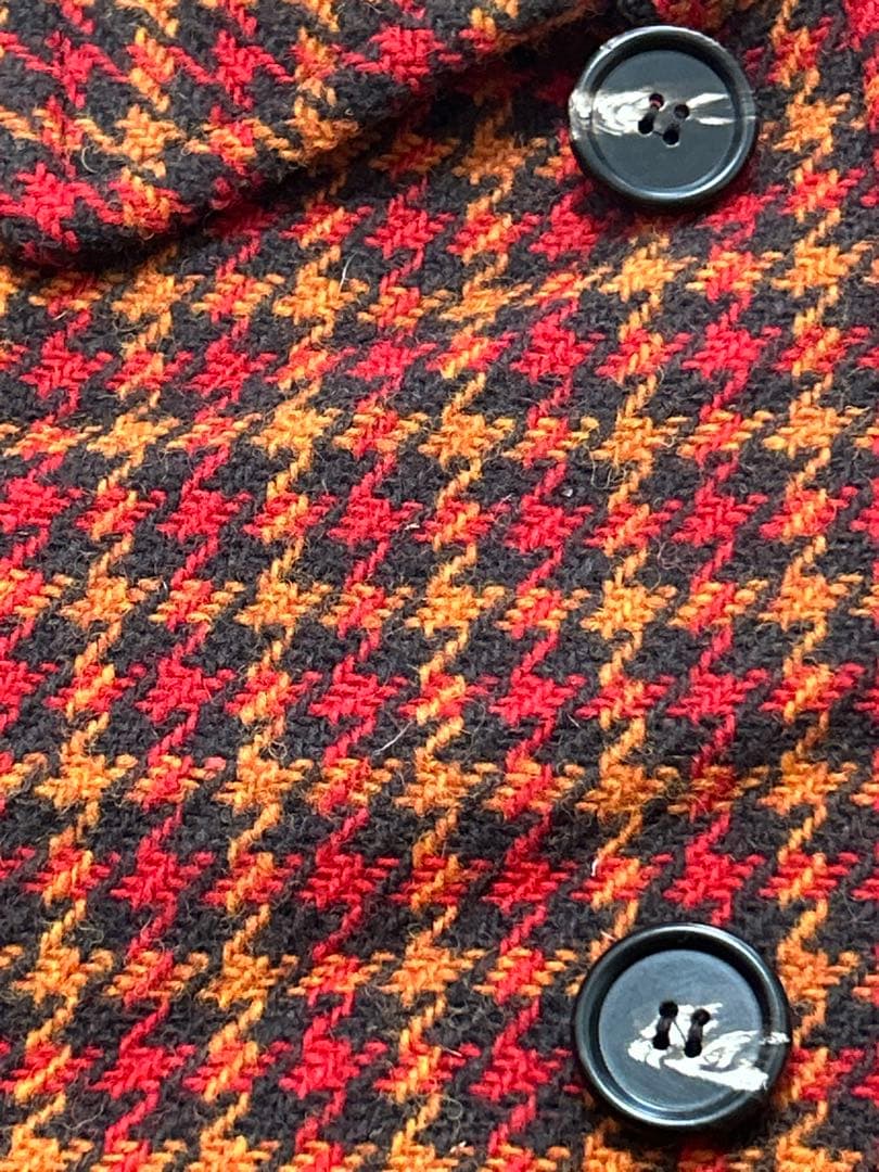 《試着のみ》MARNI マルニ　ステンカラーコート　ロング 千鳥柄 チェック