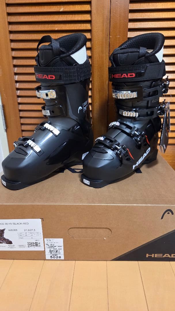 新品未使用★HEAD EDGE 80 HV★スキーブーツ★27-27.5センチ★