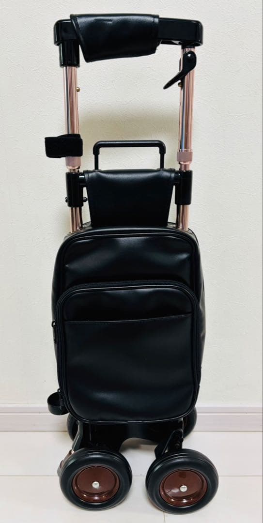 キャリーステッキ ライト 168 シルバーカー 象印ベビー ブラック