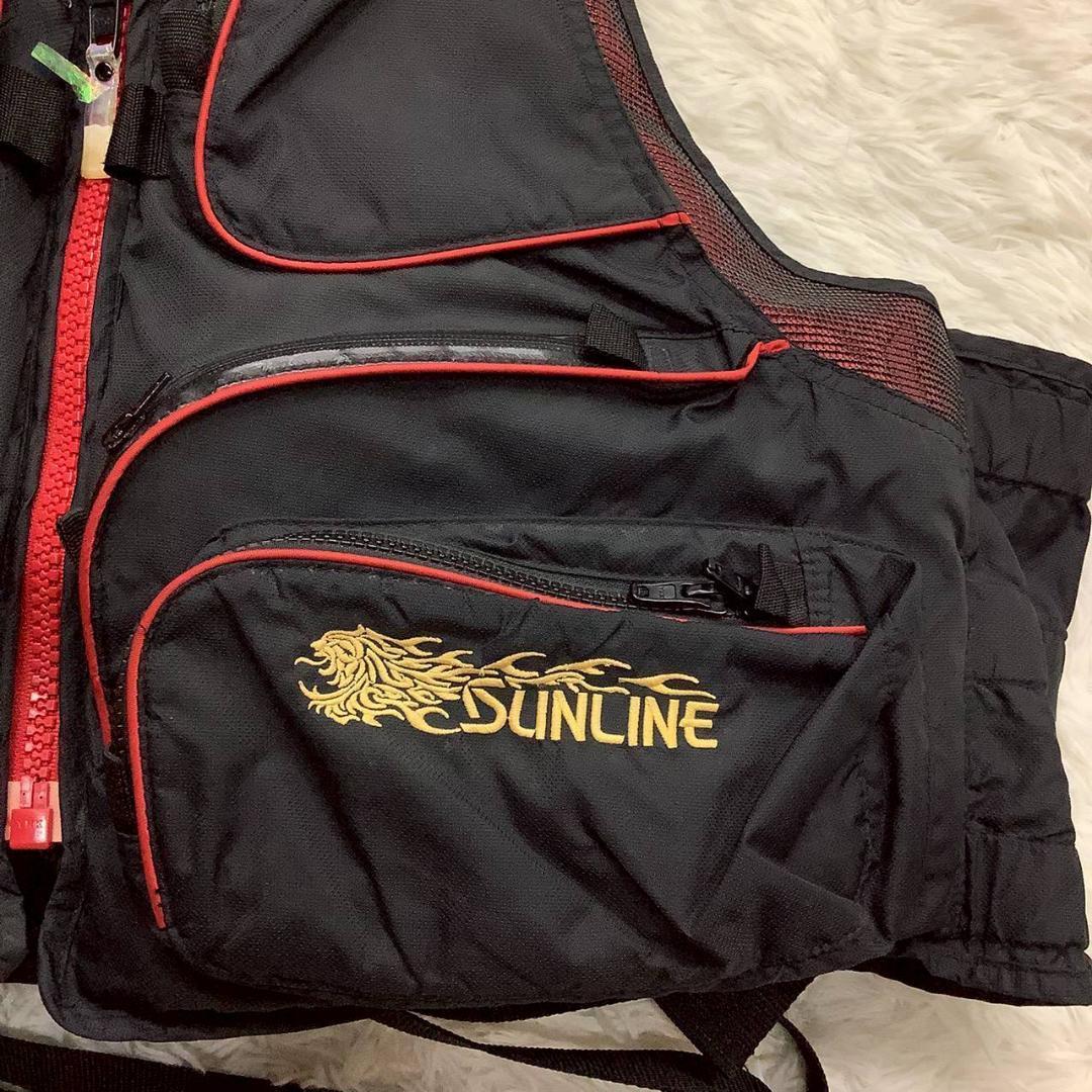 めぐのしん様用　サンライン ライフジャケット フィッシング 多機能 ＸＬ メンズ