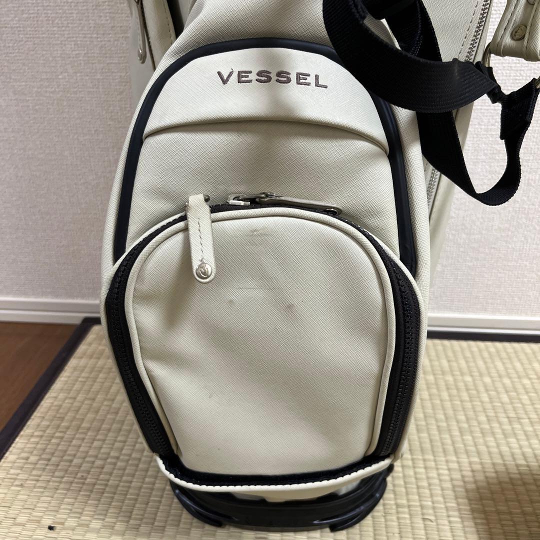 Vessel ゴルフバッグ キャディバッグ　ホワイト