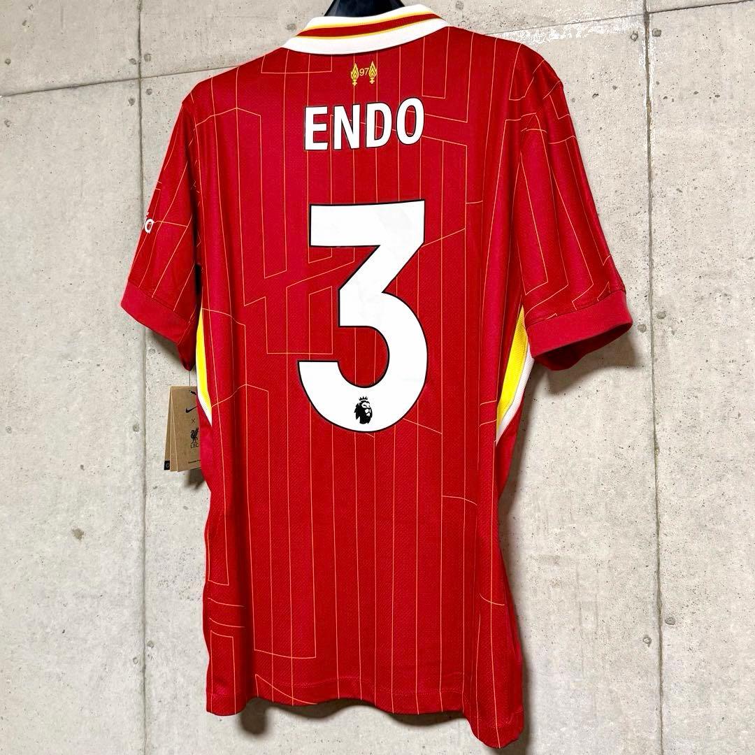 【新品/タグ付き】24/25 リヴァプールFC ♯3 遠藤航【Mサイズ】ホーム