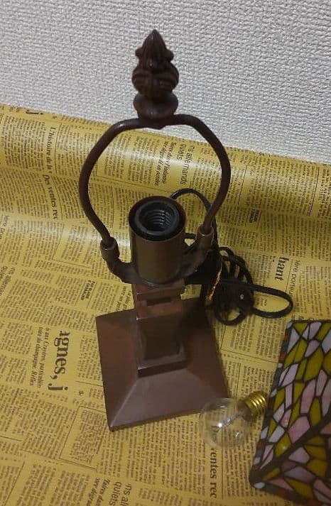 ディズニー ステンドグラスランプ