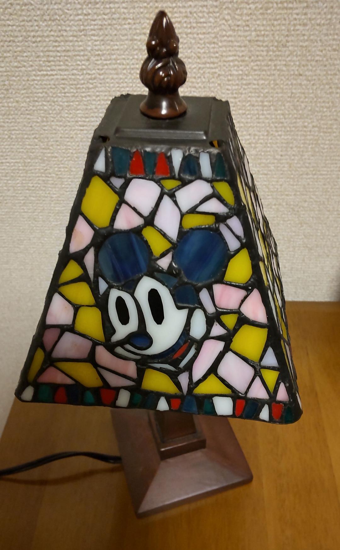 ディズニー ステンドグラスランプ