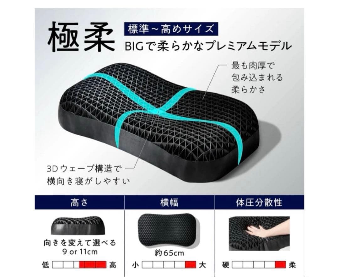 【正規品】ヒツジのいらない枕（極柔）※新品の枕カバー付き