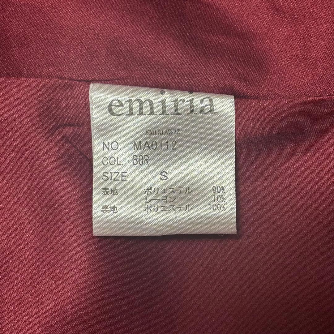 【未使用】エミリアウィズ ベルト付きチェックフレアワンピース　Sサイズ