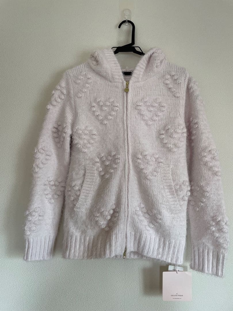 GELATO PIQUE ジェラピケ ハート 上下セット ピンク